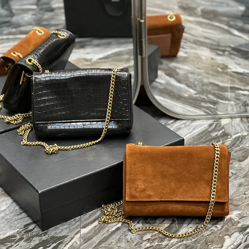 9a Niki ramię worki crossbody zamszowe kobiety koperty Messenger Bag Sain Cross Body torebki