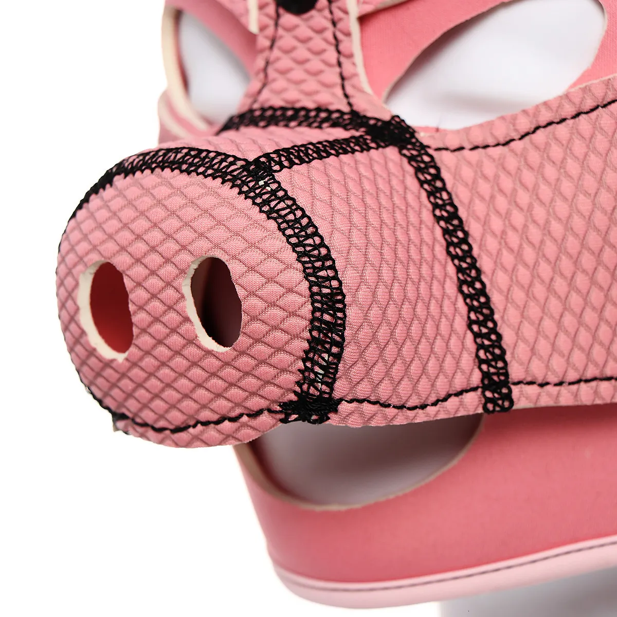 Sexspielzeug für Paare, Neopren-Fetisch-Tiermaske mit abnehmbarer Nase, voller Kopf, Bondage, BDSM, Schwein, Sklavenhaube_voghion.com