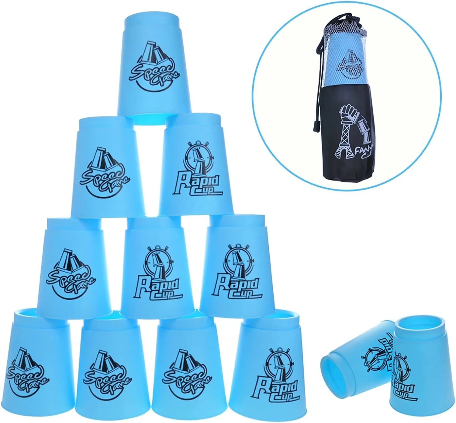 Ensemble de tasses empilables (4) | Café, thé & eau | Boutique Kozy