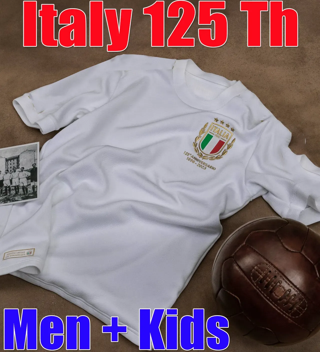 2023 Italien 125 års jubileum fotbollströjor Italien 23 24 maglie da calcio VERRATTI CHIESA GNONTO fotbollströja LORENZO PINAMONTI POLITANO 125TH uniformer