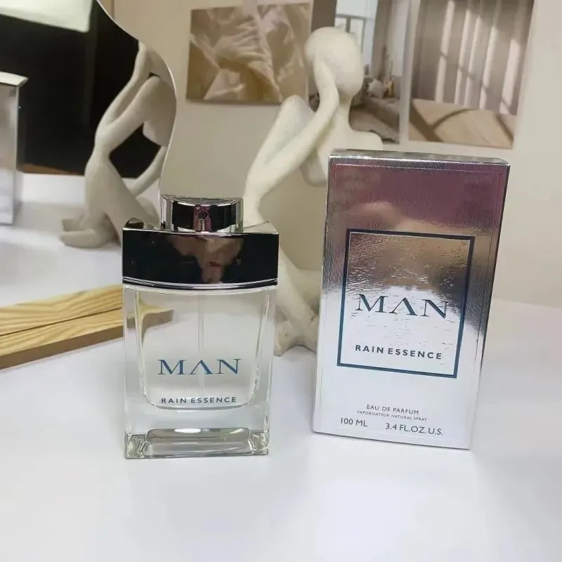 Luxury Brand Men Rain Essence Perfume 100ML Charming Smell Long Time Leaving Gentleman Fragrance High Quality Cologne Fast Ship