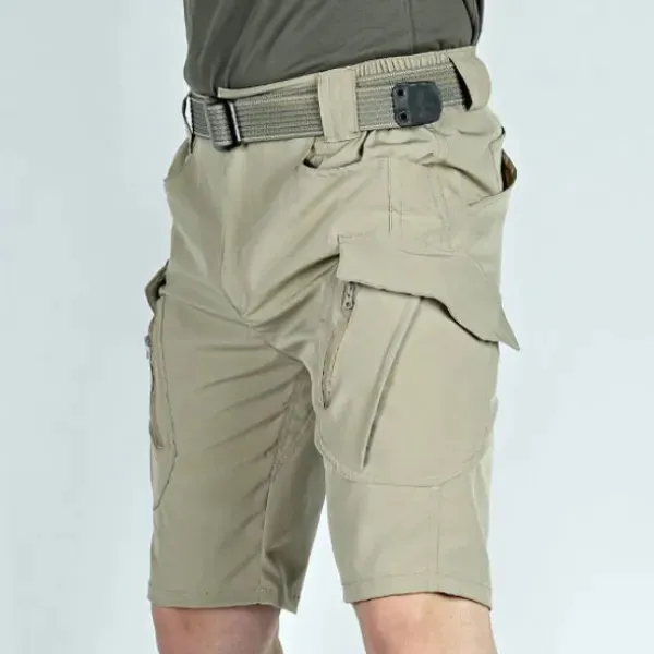 Young men summer cotton shorts large size cargo pants sport loose wear resistant casual pants