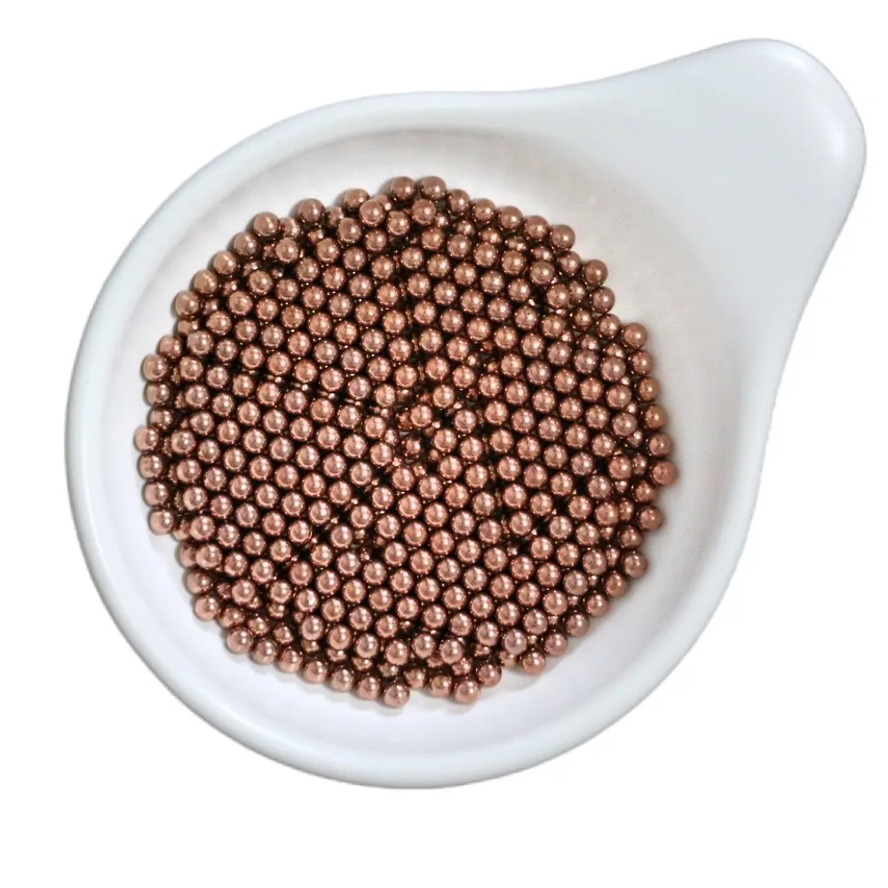 3mm Solid Copper Bearing Balls (Min 99.9% Cu) For Galvanic Applications And Electronic Industry