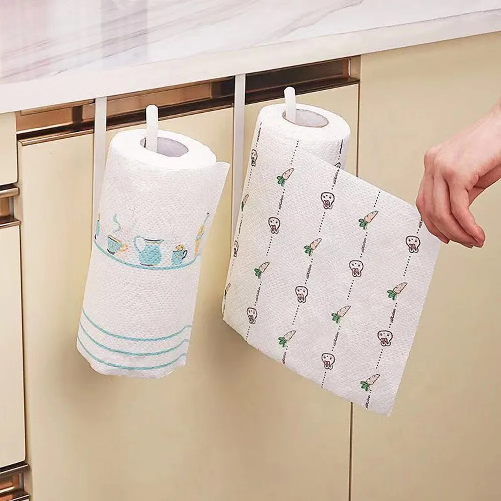 Porta Asciugamani Di Carta A Ventosa - Per Bagno E Cucina, Design Moderno, Materiale PET+ABS, Dimensioni 18.5x16x14.4 Cm