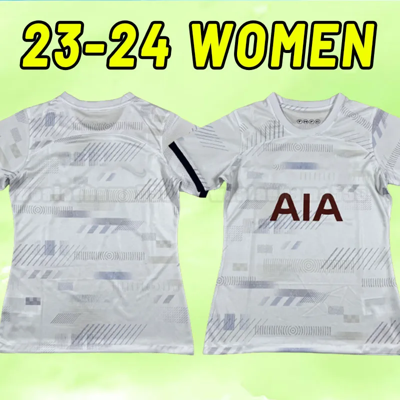 Mulheres RIHARLISON Camisas de futebol SON TOTTEN KANE 2023 2024 LUCAS HAM KULUSEVSKI HOJBJRG PERISIC LLORS ROMERO LUCAS DIER 23 24 camisa de futebol menina casa fora