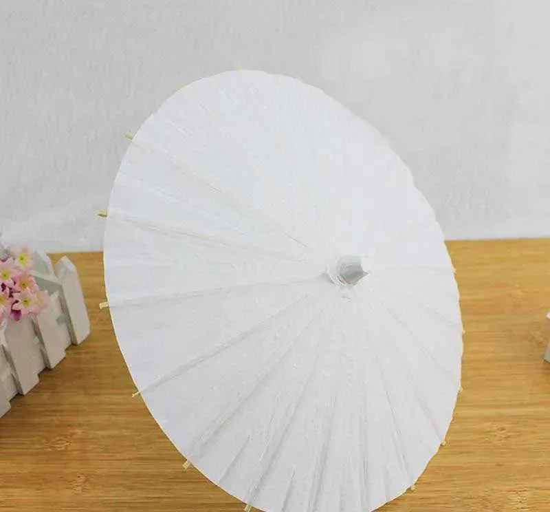 Oil Chinese Paper Umbrellas Bridal Wedding Parasols Umbrella Retro Dance Prop Ceaft Oilpaper 4 Size Umbrellas factory outlet