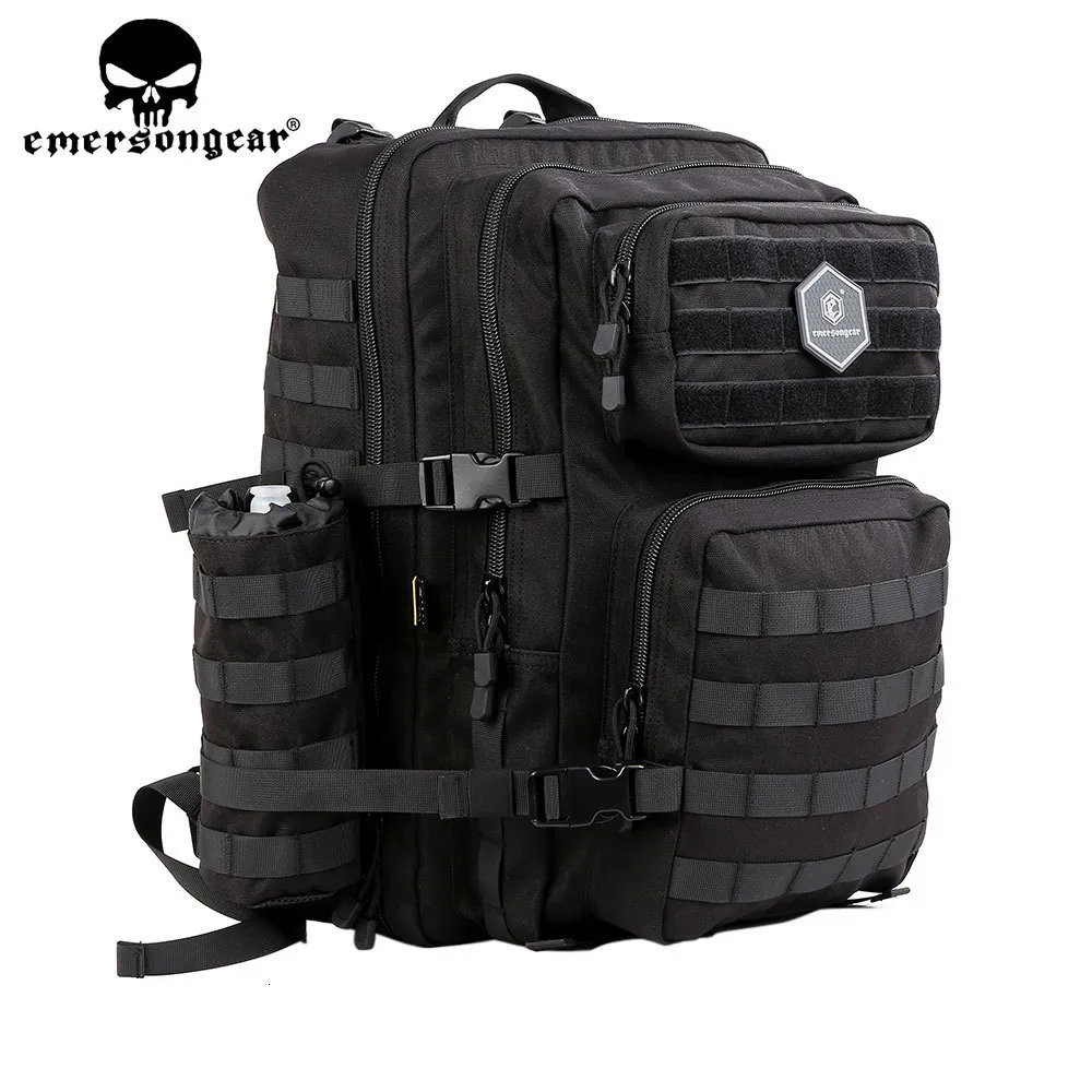 Duffelväskor Emersongear Tactical 45L SevenDay largeCapacity Ryggsäck Outdoor Shoulder Multipurpose MOLLE Military Airsoft Sports 230710