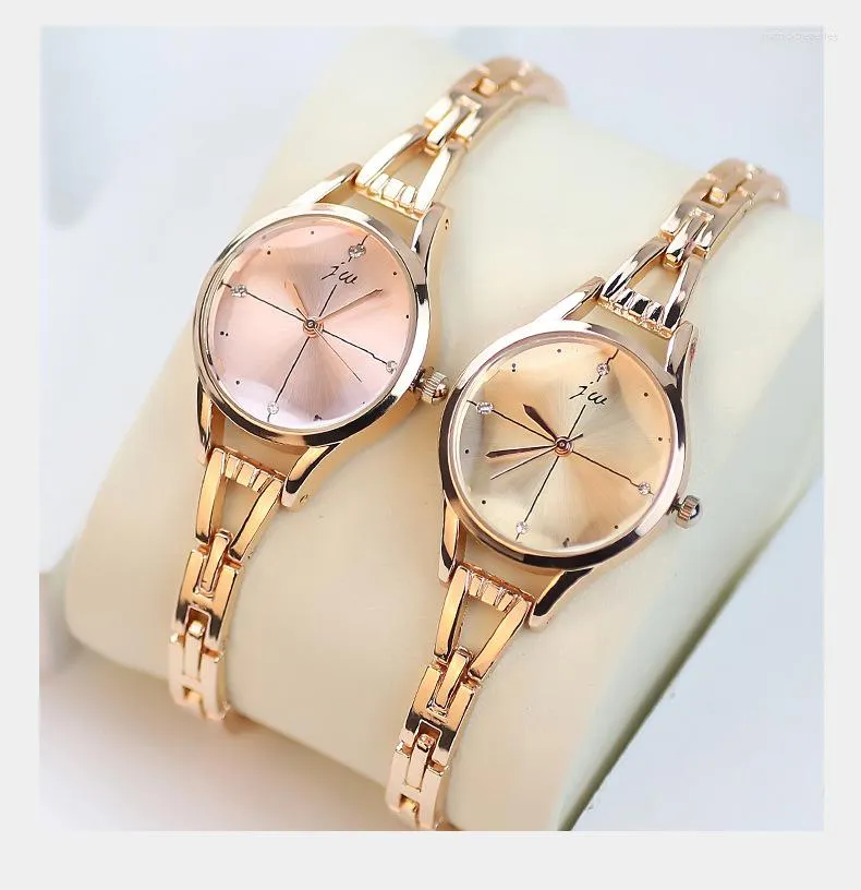 腕時計高級ファッションカジュアル女性腕時計ラインストーンステンレス鋼クォーツ時計メンズギフト腕時計 Relojes