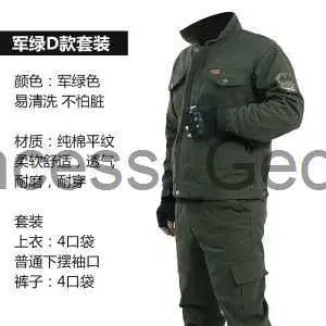 Others Apparel Hombre De Otoño A Traje De Trabajo Ropa De Algodón Verde  Militar Desgaste Mecánico Ropa De Trabajo Uniforme De Hombre X0711 De 14,21  €