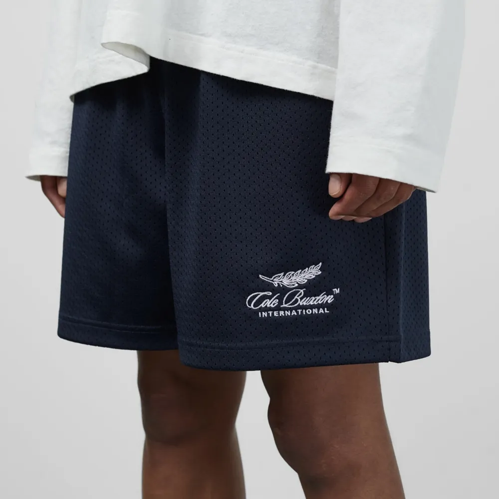 Shorts masculino Frog Drift Cole Buxton Moda streetwear qualidade bordado malha solta respirável calça de moletom masculina 230710