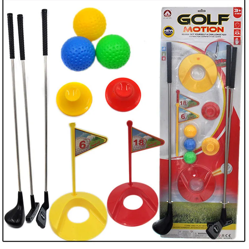 ألعاب الذكاء في الهواء الطلق Mini Funny Golf Toy مجموعة أطفال تعلم نشطًا للتعليم الرياضي الرياضي التمارين الرياضية ألعاب الأولاد والفتيات يلعبون 230711