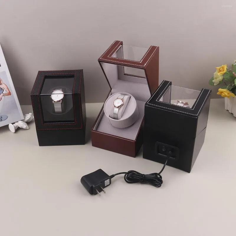 Sieradenzakjes Watch Winder voor automatische horloges Doos USB Opladen Winding Mechanische Motor Shaker