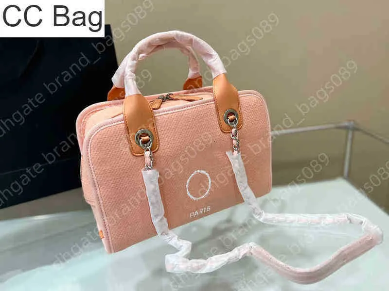 CC Bag Shopping Bags Vente en gros de paille de printemps et d'été pour les femmes Casual Style Designer Sac à main avec lettre classique Broderie Beautiful Beac