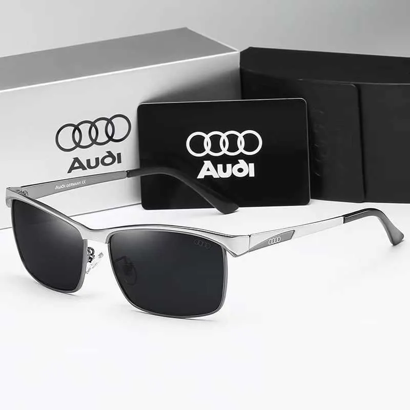 Mode Audi top lunettes de soleil nouvelle boîte polarisée pour hommes anti UV yeux haute définition conduite 559 avec logo