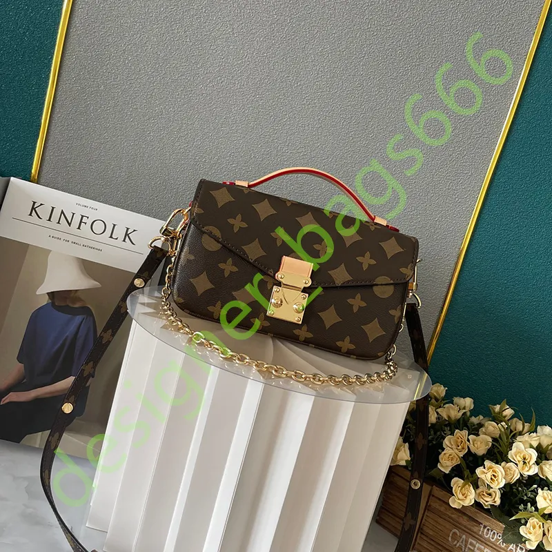 Luksusowe torby designerskie Wysokiej jakości torba kurierska Wytłaczane modne torby Crossbody Damskie torby z łańcuszkiem Torby na ramię w stylu vintage Portfel Torebka Torby Tote Torebki damskie Torebka