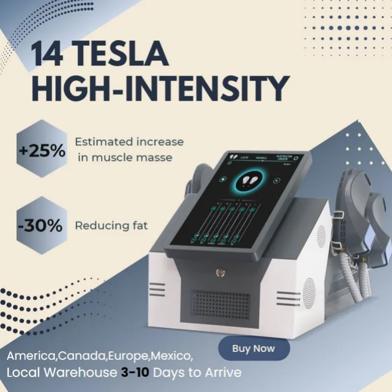 14Tesla 6000W NEO DLS-Emslim Nova/Neo Gewichtsverlust mit 2/4 Griffen Muskelformendes Körperschlankheits-Schönheitsgerät EMSzero