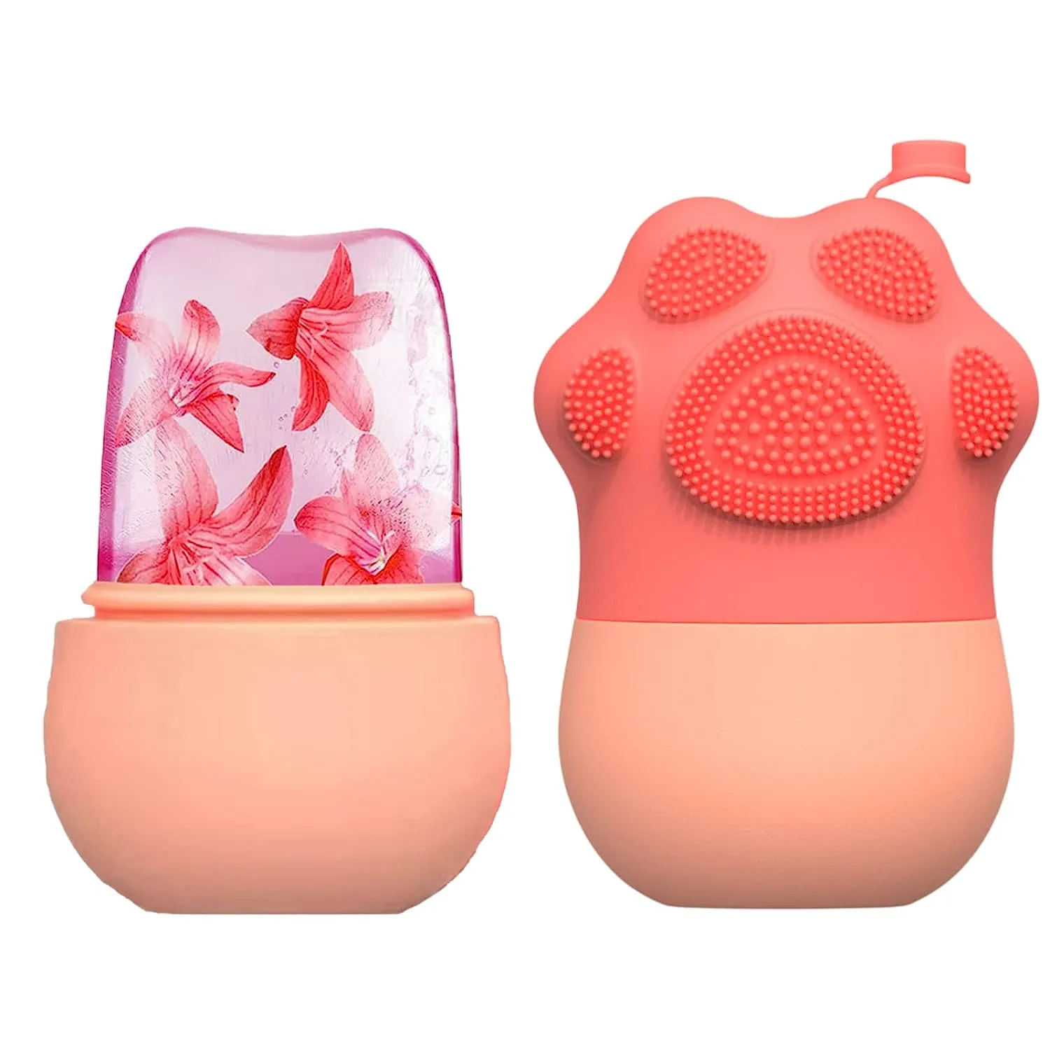 Rullo di ghiaccio in silicone per viso con la pulizia del viso Riutilizzabile riutilizzabile cubo silicone beauty rullo di ghiaccio massaggio occhio gonfiore sollievo regalo di bellezza