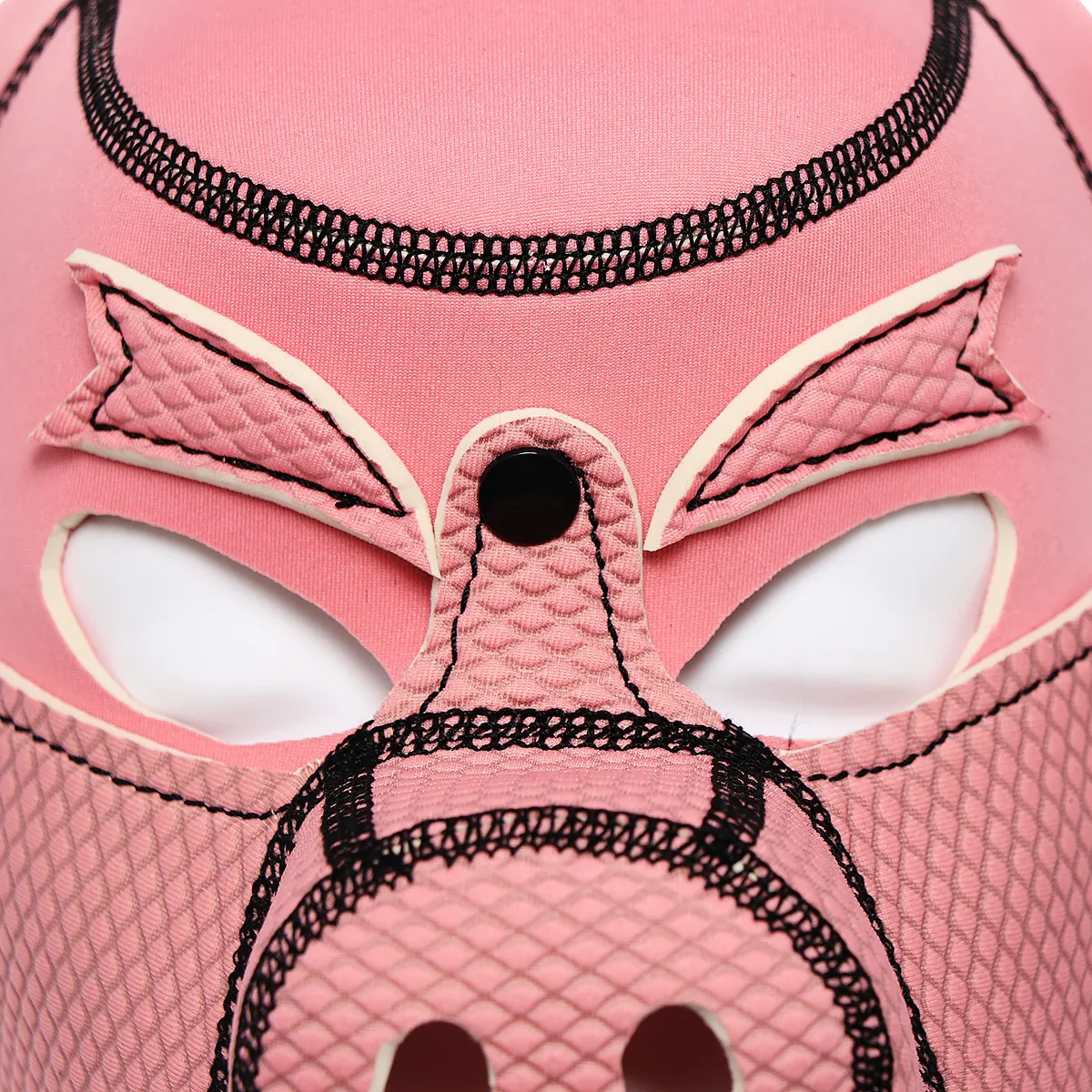 Sexspielzeug für Paare, Neopren-Fetisch-Tiermaske mit abnehmbarer Nase, voller Kopf, Bondage, BDSM, Schwein, Sklavenhaube_voghion.com