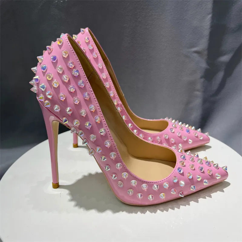 Red bottoms spikes heels cheap
