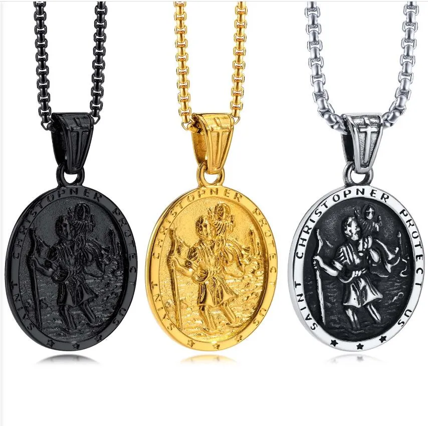 St. Christopher Protect Me für Frauen Saint Christophe Religiöser Schmuck