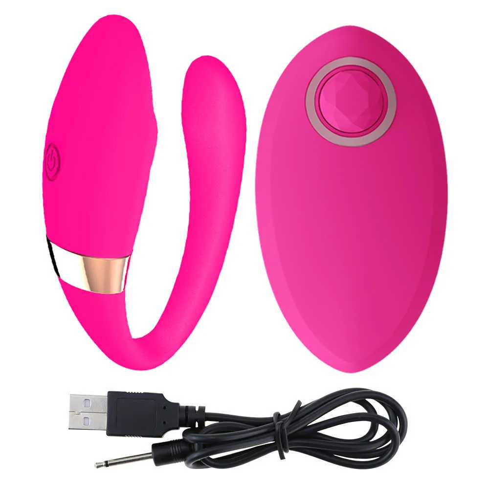 Vibratoren USB wiederaufladbar U-Typ vibrierender Dildo Fernbedienung Sexspielzeug für Frauen G-Punkt Klitoris Anal Stimul_voghion.com
