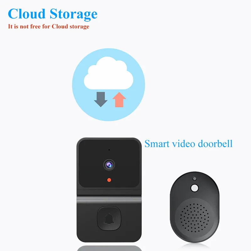 Z30 Electronic Wireless Doorbell WiFi Smart Video Doorbell Digital Visual Intercom WIFI Door Bell Doorman Home Security Camera