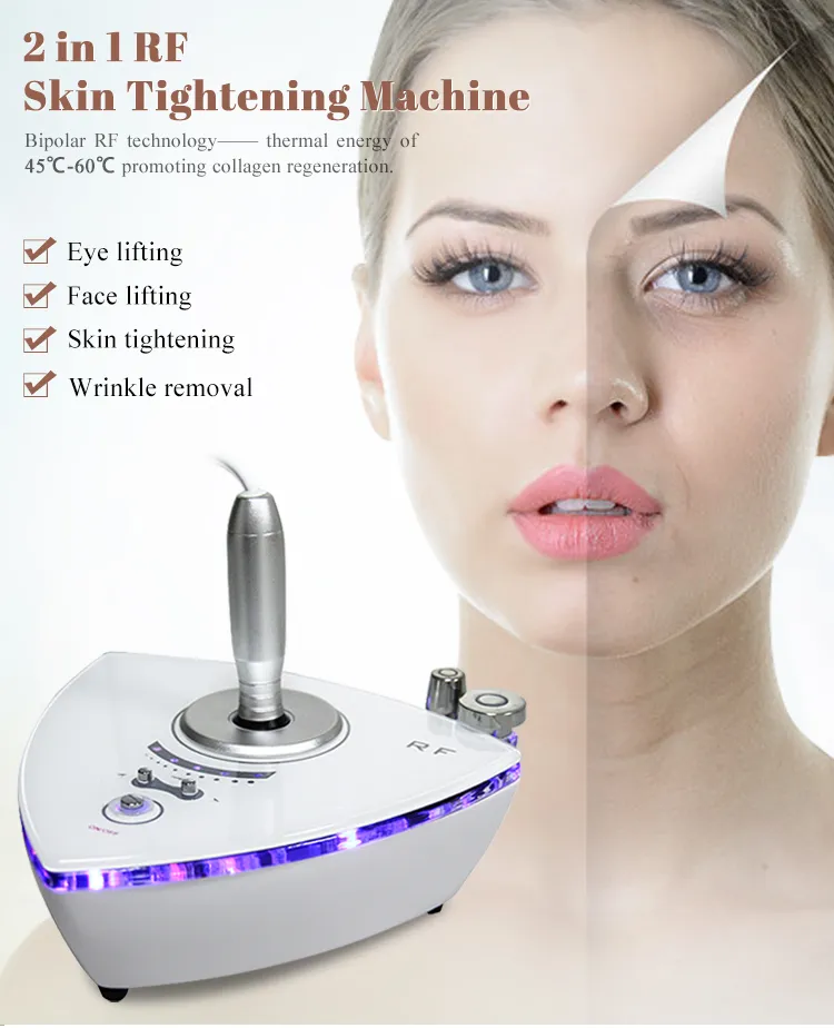 Uso domestico Macchina RF Rimozione delle rughe Occhi Darkdark Circles Eyebags Rimuovi il trattamento termico a radiofrequenza Face Lifting Beauty Machine