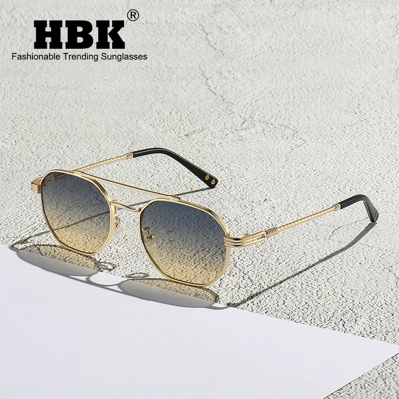 Luxury Fashion Square Retro Myer Sunglasses For Men And Women HBK 2022 Collection Small Octagonal Metal With High Quality Polygon Black Gafas From Designer 1 1 049.39 DHgate.Com