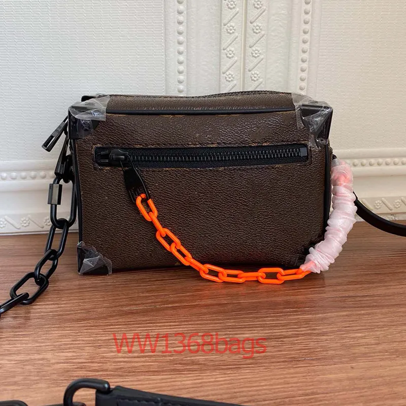 Mini Soft Trunk Box Messenger Bag Leather Man and Woman Bag Bag Bag Wallet 5A M82245 M44735 M68906 M44480