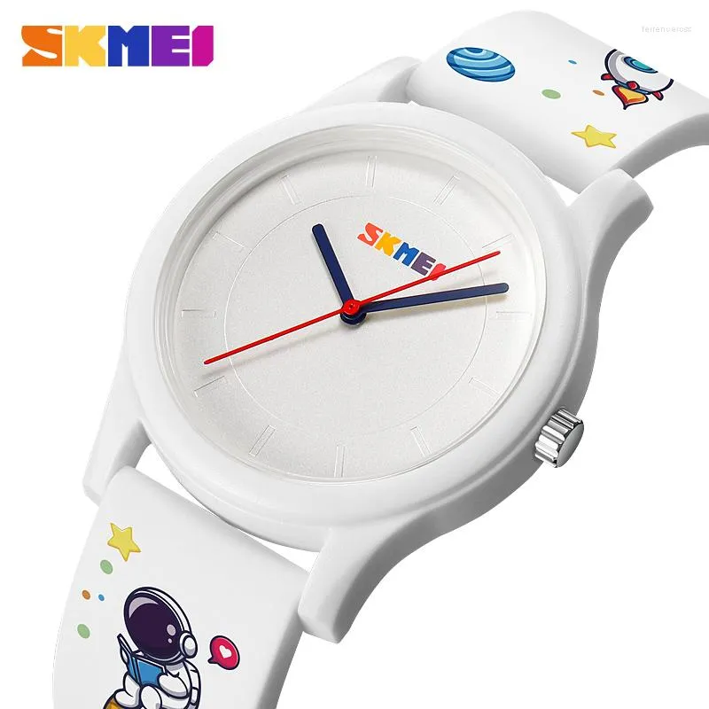 Montres-bracelets Enfants Montre Marque De Mode SKMEI Enfant Montres Étanche Sport Quartz De Luxe Bracelet Fille Et Garçon Horloge Robe Montre-Bracelet