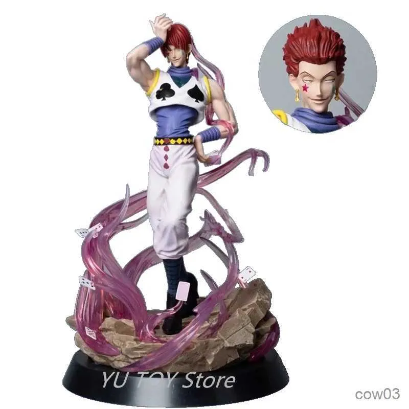 Figurines d'action 32cm Hunter X Hunter Anime Figure avec tête de remplacement Collection de figurines d'action Statue Modèle Jouets pour cadeaux R230711