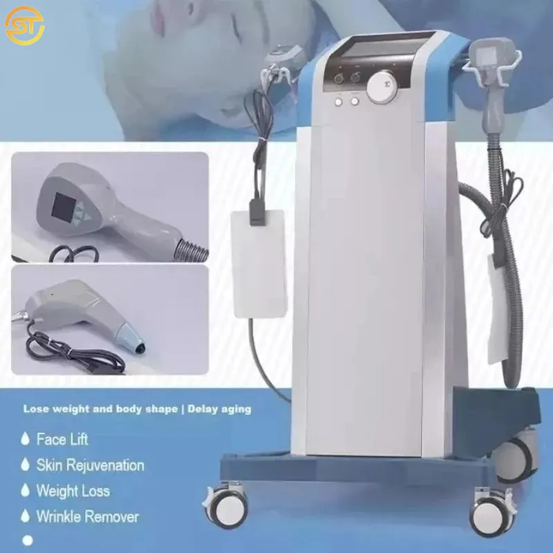 Vertical 2 in 1 vacuum rf thermal ultrasound rf tightening lifting slimming Ultrasound Skin Tighten Wrinkle Removal Body Slimming Cellulite Reduction Machine