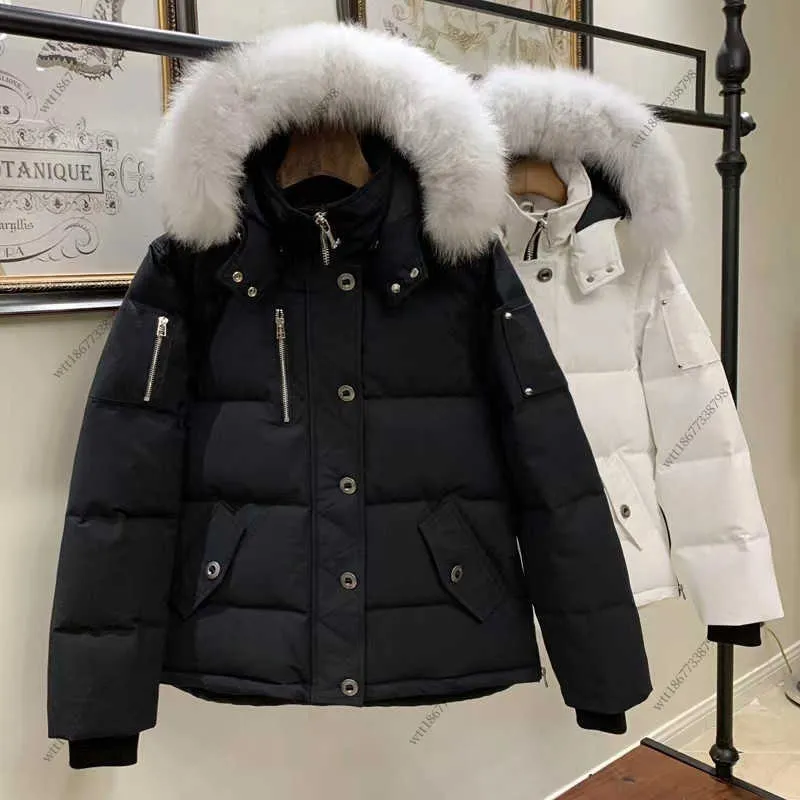 Designer hiver épaississement chaud vers le bas veste d'orignal en plein air Doudoune décontracté coupe-vent veste pour hommes imperméable à l'eau veste en duvet imperméable