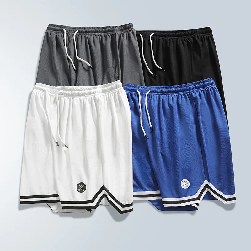 Herren Shorts Sommer Mesh Sport Basketball Fitness Geschwindigkeit Trocken Laufen Atmungsaktiv Lässig Lose Große Größe Bermuda 230710