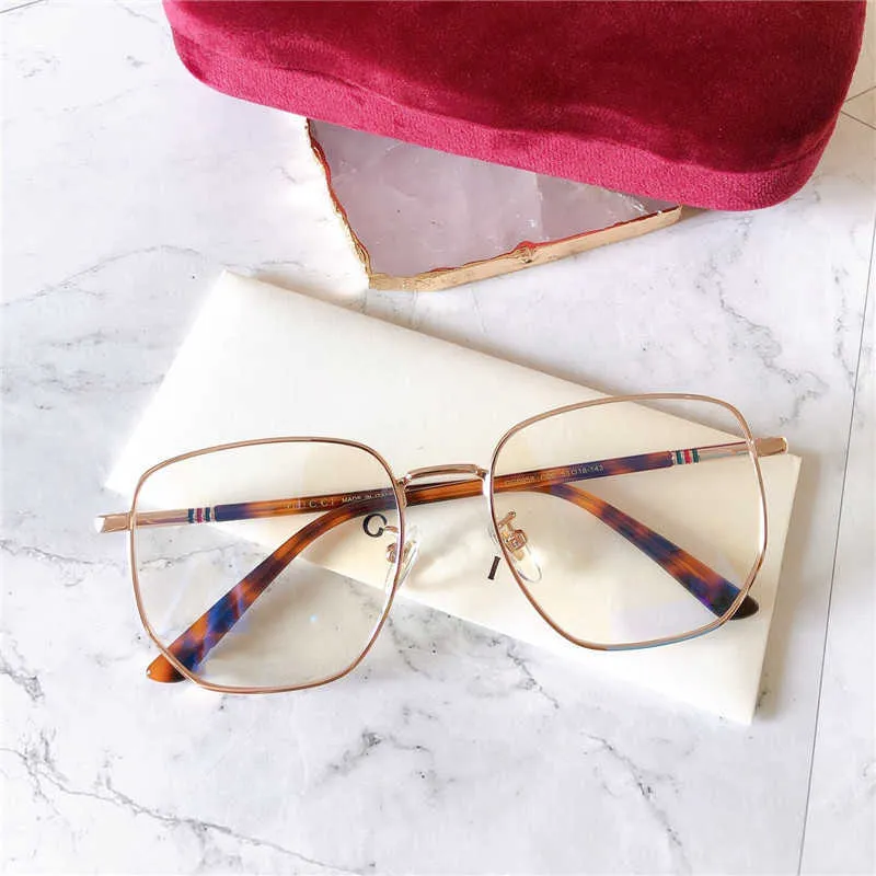 18 OFF Sunglasses High Quality New GG0958 Metal Men s and Women s Spring Leg Optical Glasses Can Be Equipped with Myopia INS Frame