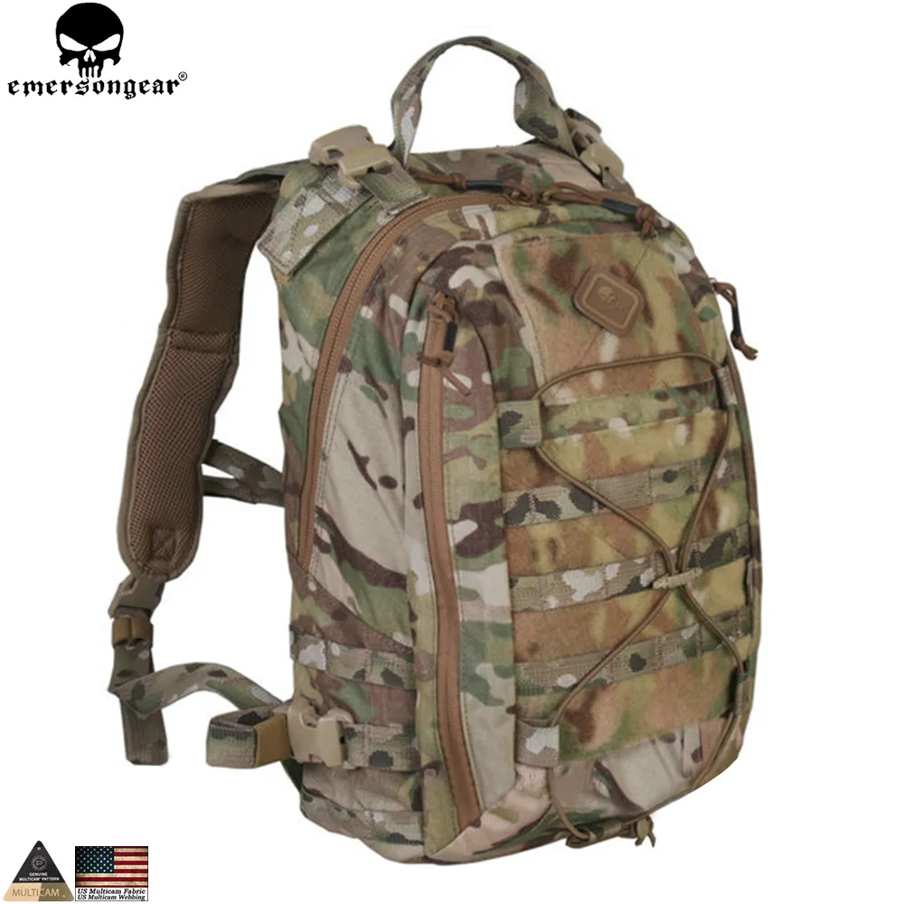 Duffelväskor EMERSONGEAR Tactical Backpack Assault Avtagbar Operatörspaket Resande Modular Bag Multicam EM5818 230710