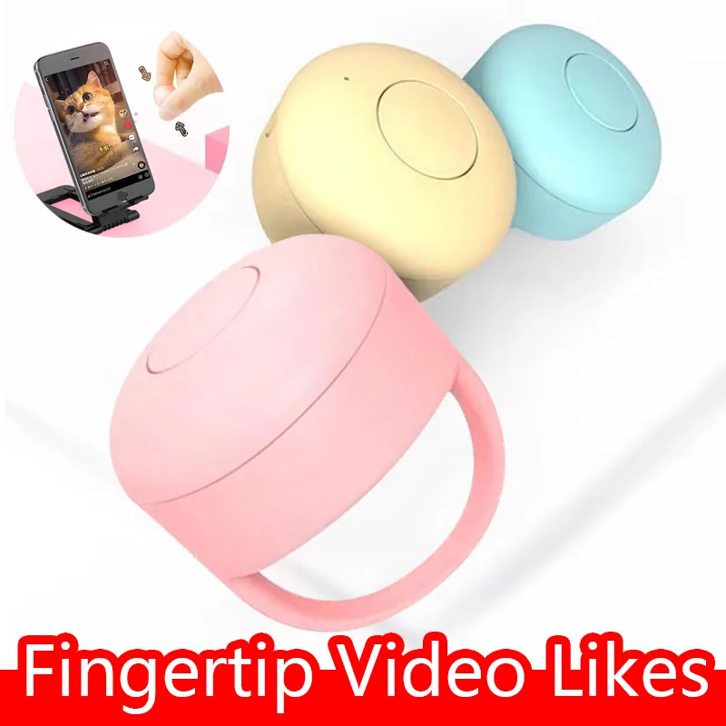 Yeni Bluetooth parmak ucu video denetleyicisi kısa video cihaz gibi göz atma mobil uzaktan kumanda zil