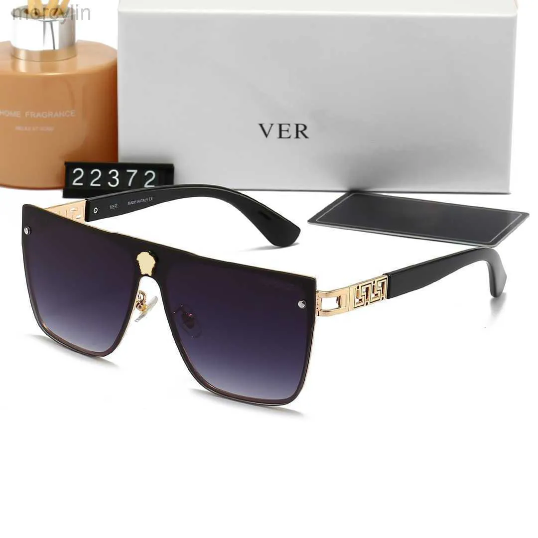 Luksusowe designerskie okulary przeciwsłoneczne Versage męskie damskie okulary przeciwsłoneczne Vercace spolaryzowane soczewki dostępne modne modne okulary przeciwsłoneczne na co dzień 22372 szare
