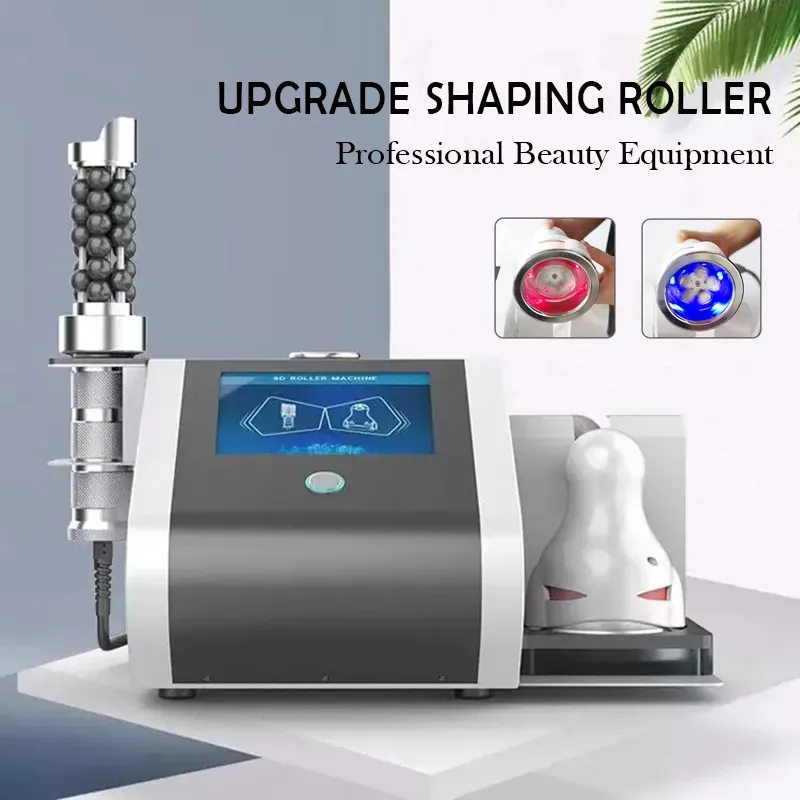 Vakuum Infraröd Roller Massage Celluliter Borttagningsmaskin Kroppskonturering Lymfdränage 360 graders roterande boll Endo Roller Sfärer Terapimaskin