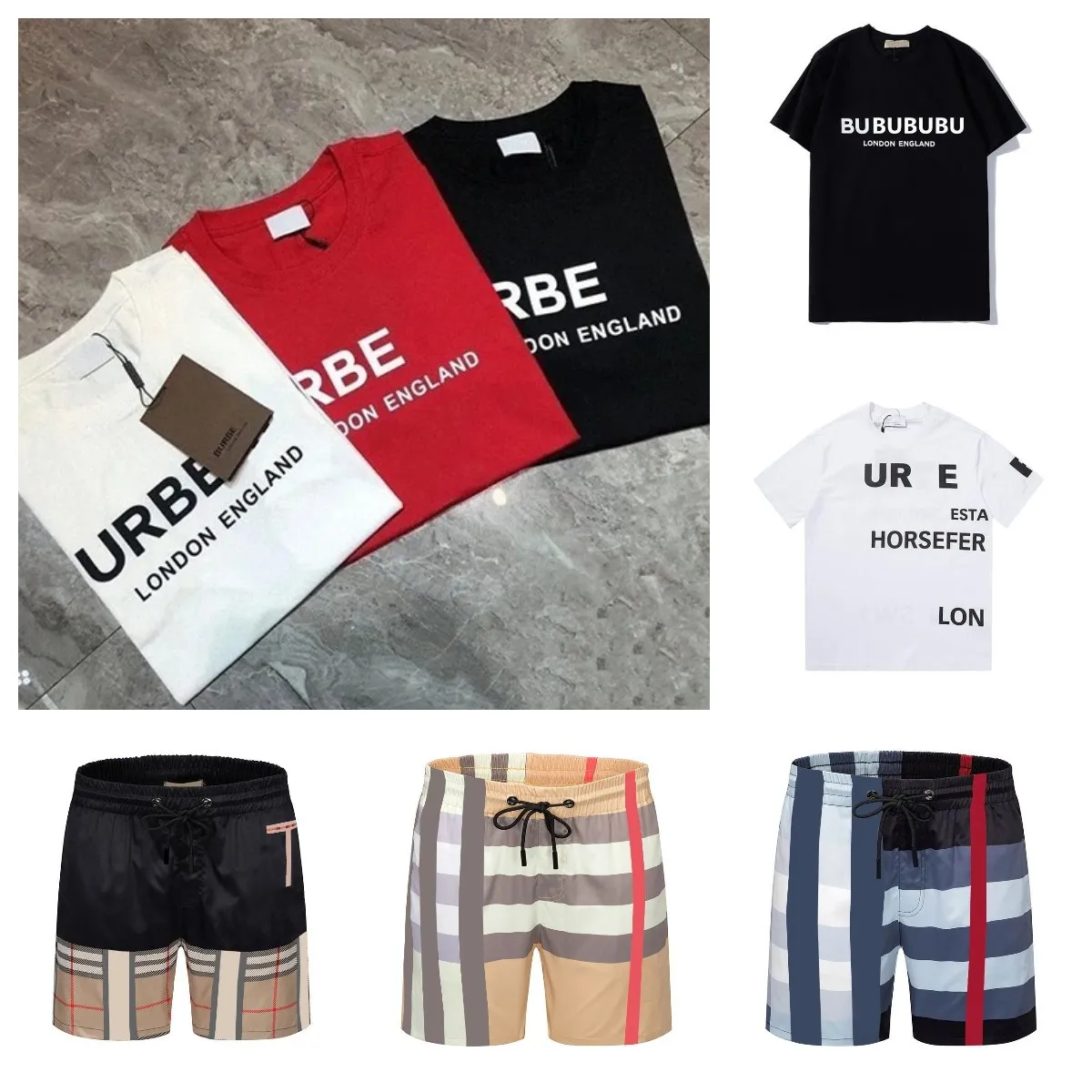 Camisetas masculinas com estampa de letras camisetas de grife camisetas femininas verão shorts de praia de algodão camisetas casuais tops roupas de manga curta calças curtas de luxo