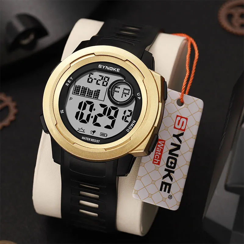 SYNOKE Oversized Digital Fastrack Analog Digital Watch Water Resistant Easy To Read 5ATM Big Numbers Ideal For Outdoor Sports Reloj Hombre From Mr huang 1 051.8 DHgate.Com