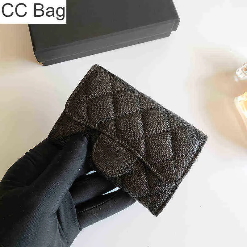 CC Bag Coin Purses Fashion Womens High-end Designer Wallet Ladies Black Pink High Quality Purse Pocket Interior Slot Leather Luxury Wallets