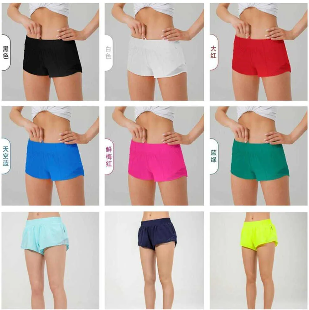 lulus Sommer-Yoga-Shorts, atmungsaktiv, schnell trocknend, Sportunterwäsche, Damen-Taschenlauf-Fitnesshose, Prinzessin, Sportbekleidung, Fitnessstudio, Legging lu design877ess