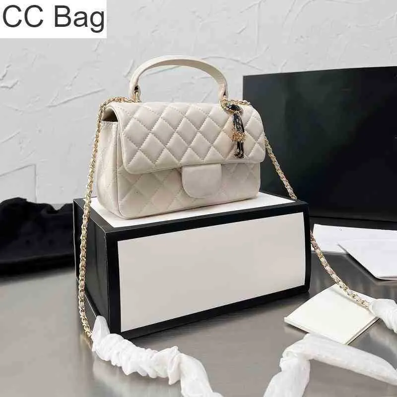 CC Bag Shopping s High Quality Womens Chain Luxury Designer Brand Premium Handbags Fashionable Shoulder Crossbody Cf Mini Handle Wall