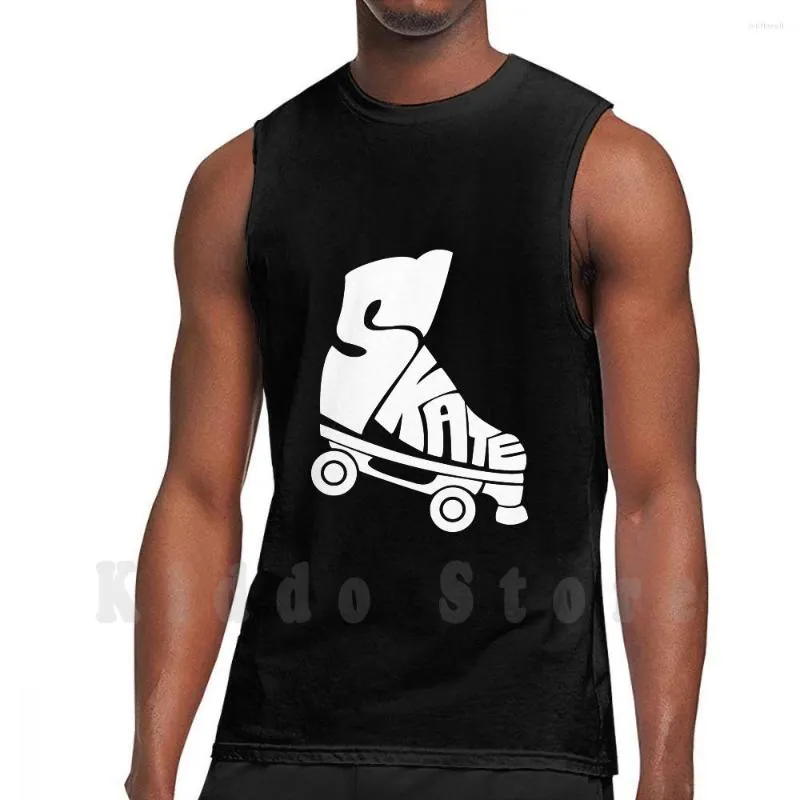 Herren-Tanktops Skate! Weste ärmellos Skate Skating Roller Sk8 Skater Quad