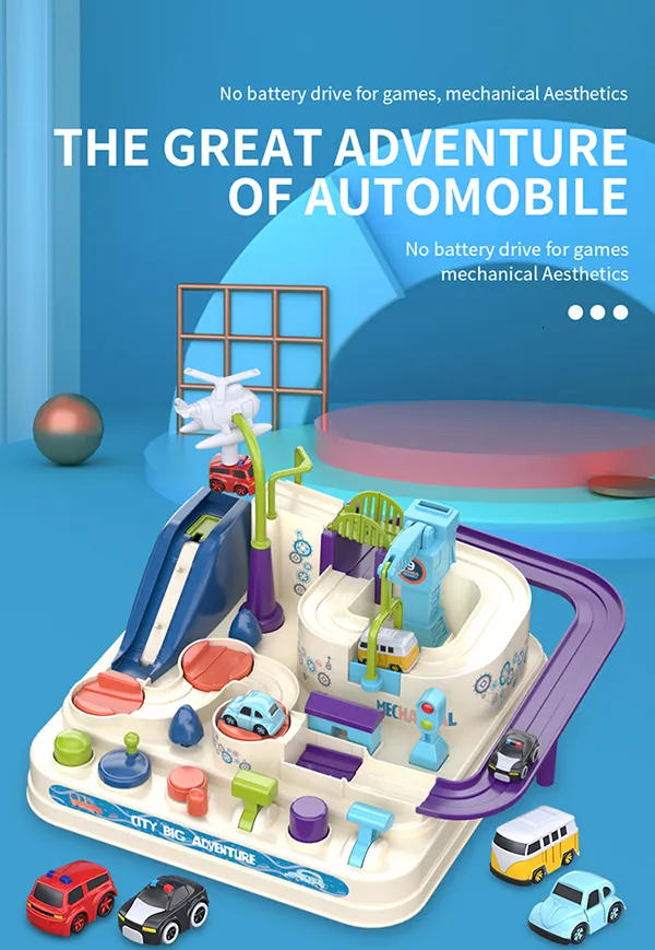 Aircraft Modle Racing Rail Car Model Educational Toys Children Track