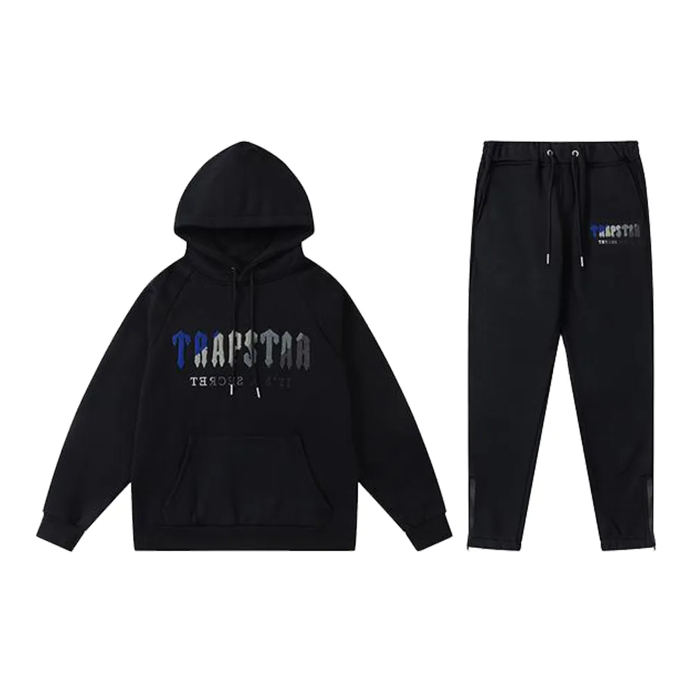 Trapstar Tracksuit - Black Grey