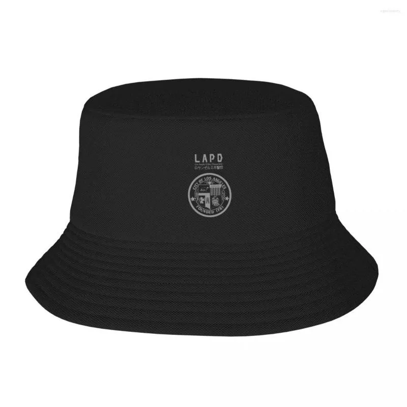 Berets LAPD 2049 Bucket Hat Man Luxury Snap Back Stault Hats военные тактические шапки женски