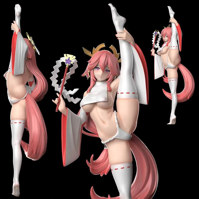 Film Spiele Vorverkauf Genshin Impact Yae Miko Anime Sexy Girl Figur Yae Miko 1/6 PVC Action Figure Statue Erwachsene Sammlung Modell Puppe Spielzeug