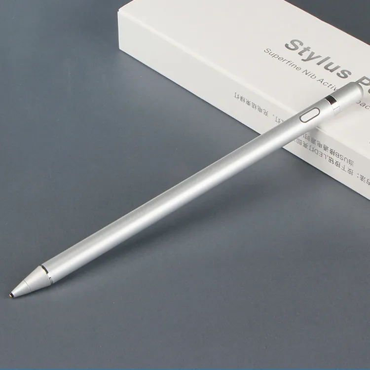 Penna stilo per Apple iPhone Matita Android Windows Tablet PC Penna stilo touch screen universale con argento sensibile e di precisione